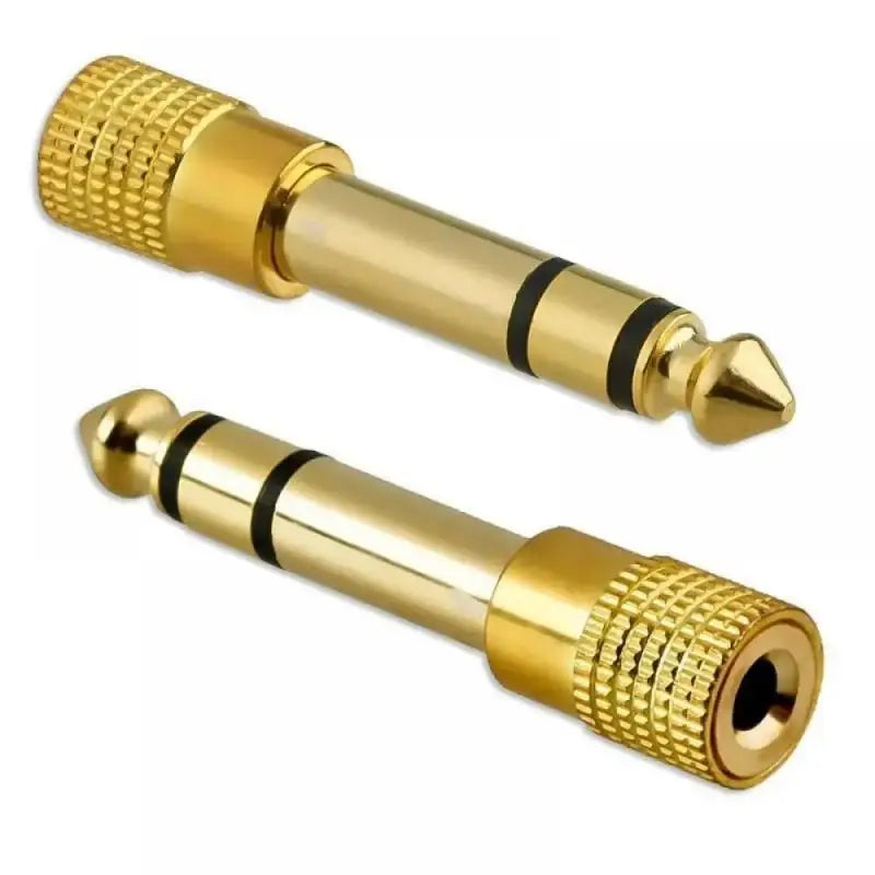 1-Pcs 3.5mm Female Jack Stereo to 6.35mm Jack Adapter for Earphone 1/4" Guitar
