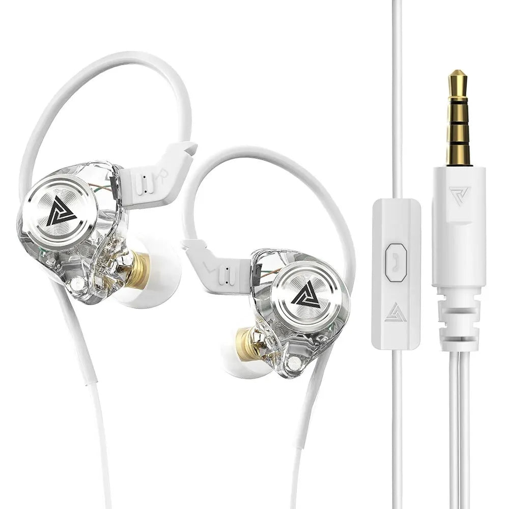 AK3 Wired In-Ear Monitor IEM Earphone with Microphone HiFi Music Monitor Bass Headphone