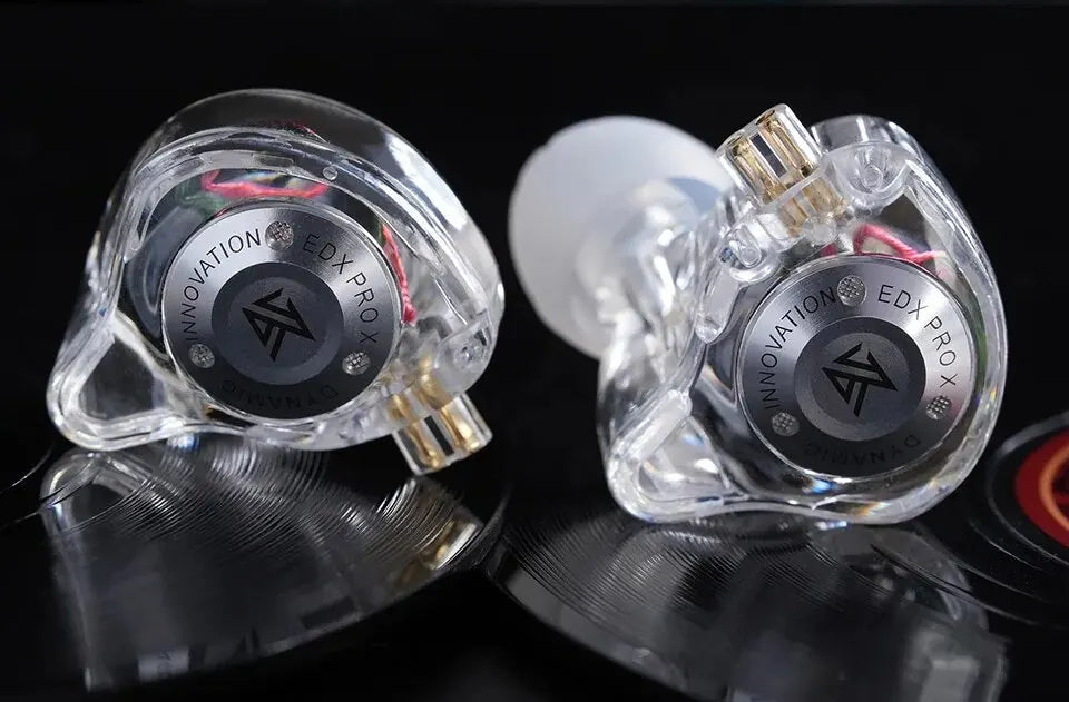 EDX PRO-X Wired IEM Earphones No-Mic HIFI Stereo Bass Music Earbuds In-Ear Sport Headphones