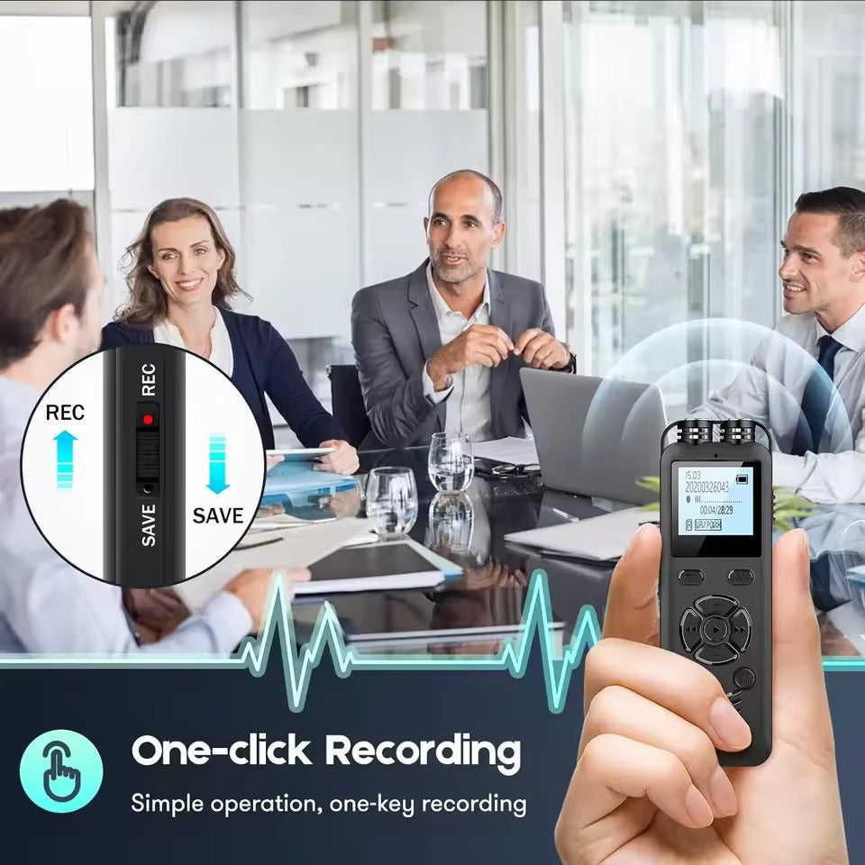 Hridz Digital Voice Recorder Professional Voice Activated