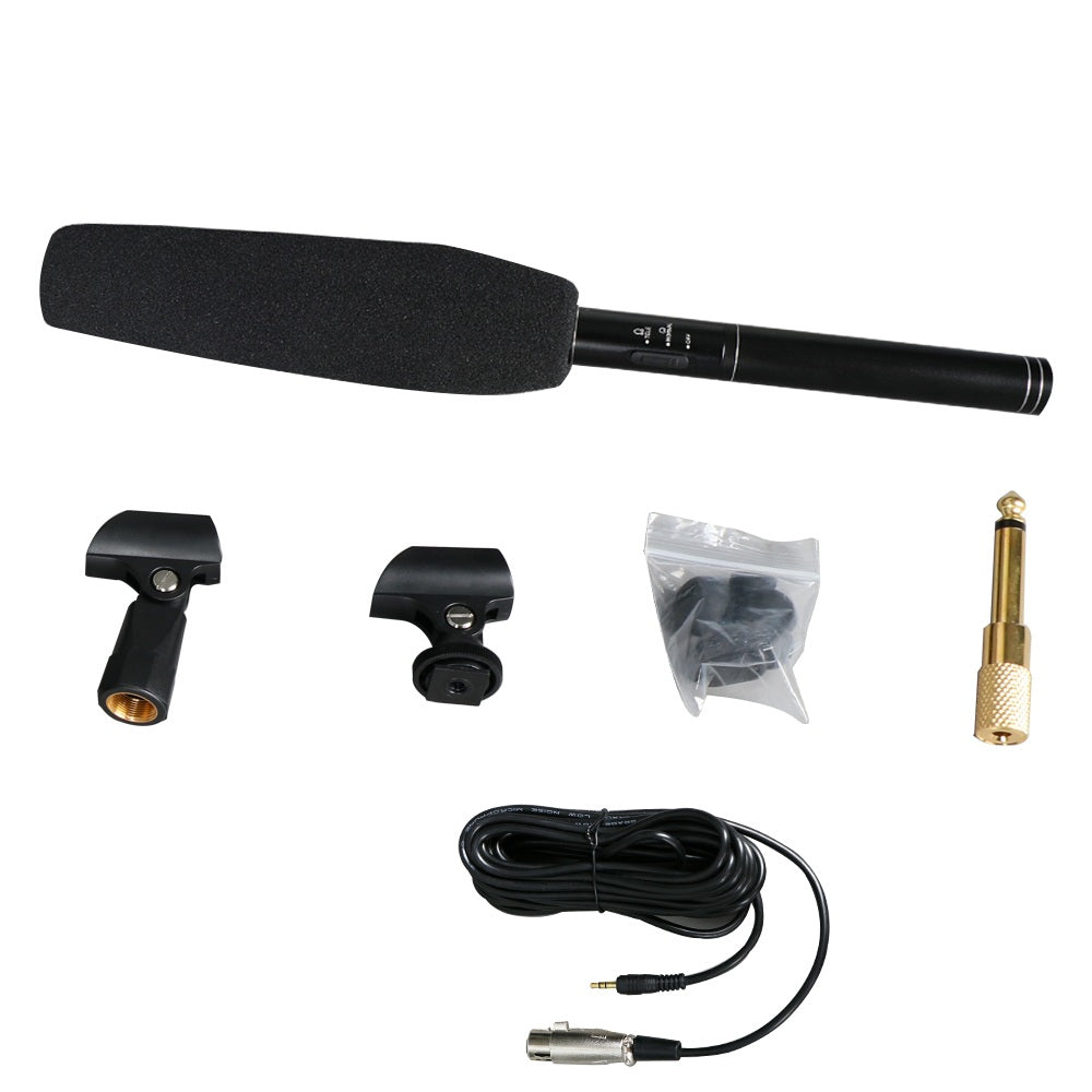Hridz HZ-320 Shotgun Microphone Professional Recording Studio Condenser Mic for Audio Recording