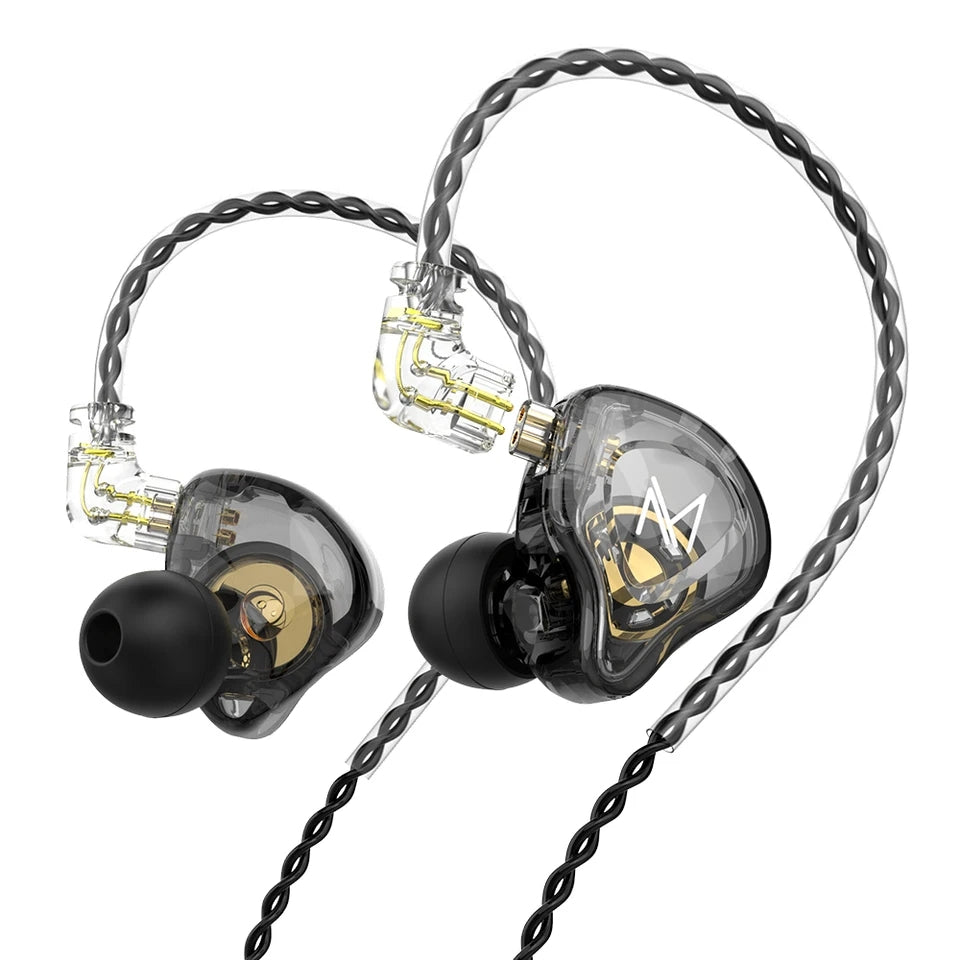 Hridz MT1 HIFI In-Ear Monitor IEM Earphone No Mic DJ Monitor Earphones Dynamic Noise Cancelling