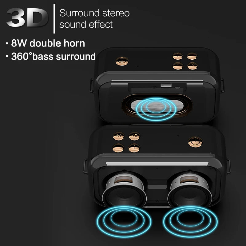Hridz Retro Smart Wireless Speaker Portable for Gift Showcase Desktop PC Quality Stereo Hifi Sound