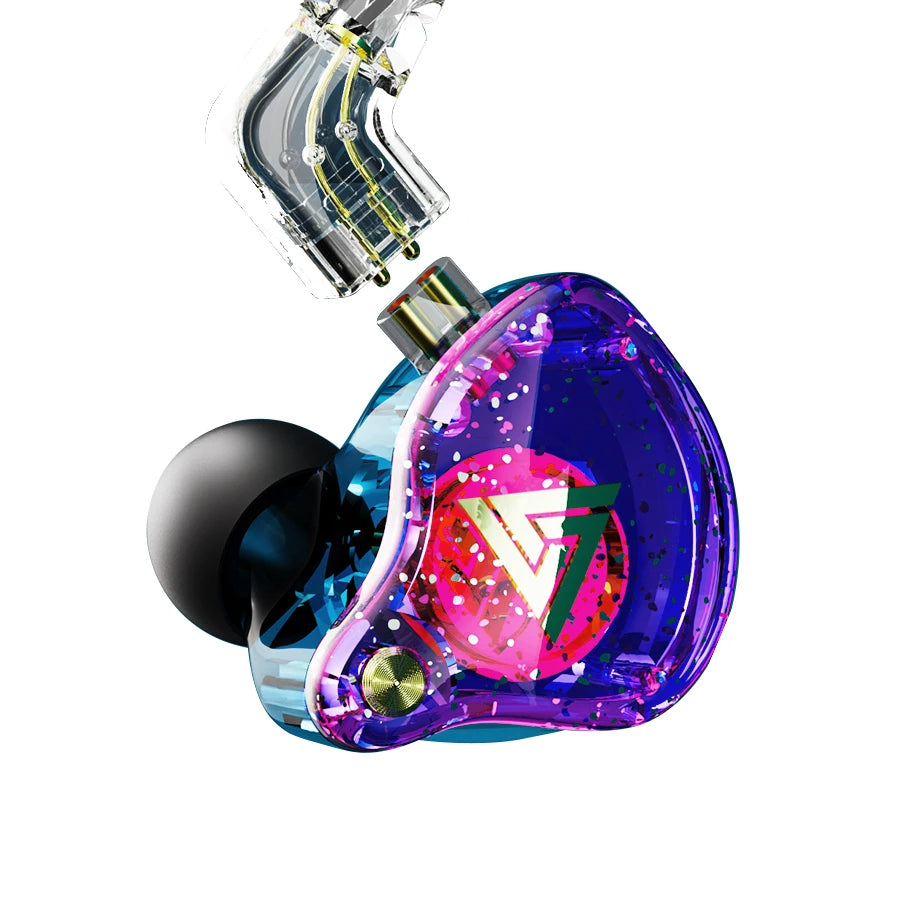 QKZ AK6 Pro Wired In-Ear Monitors IEM Earphone with Mic Noice Cancelling Headset