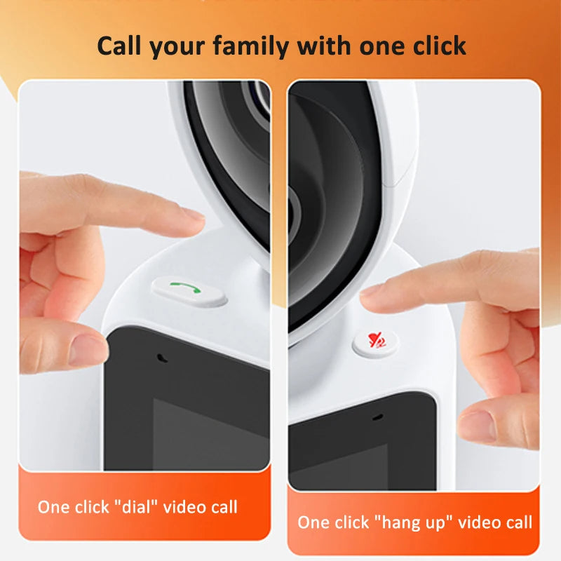 1080P WiFi Surveillance Camera with Two-Way Audio, Rotating Lens & Night Vision