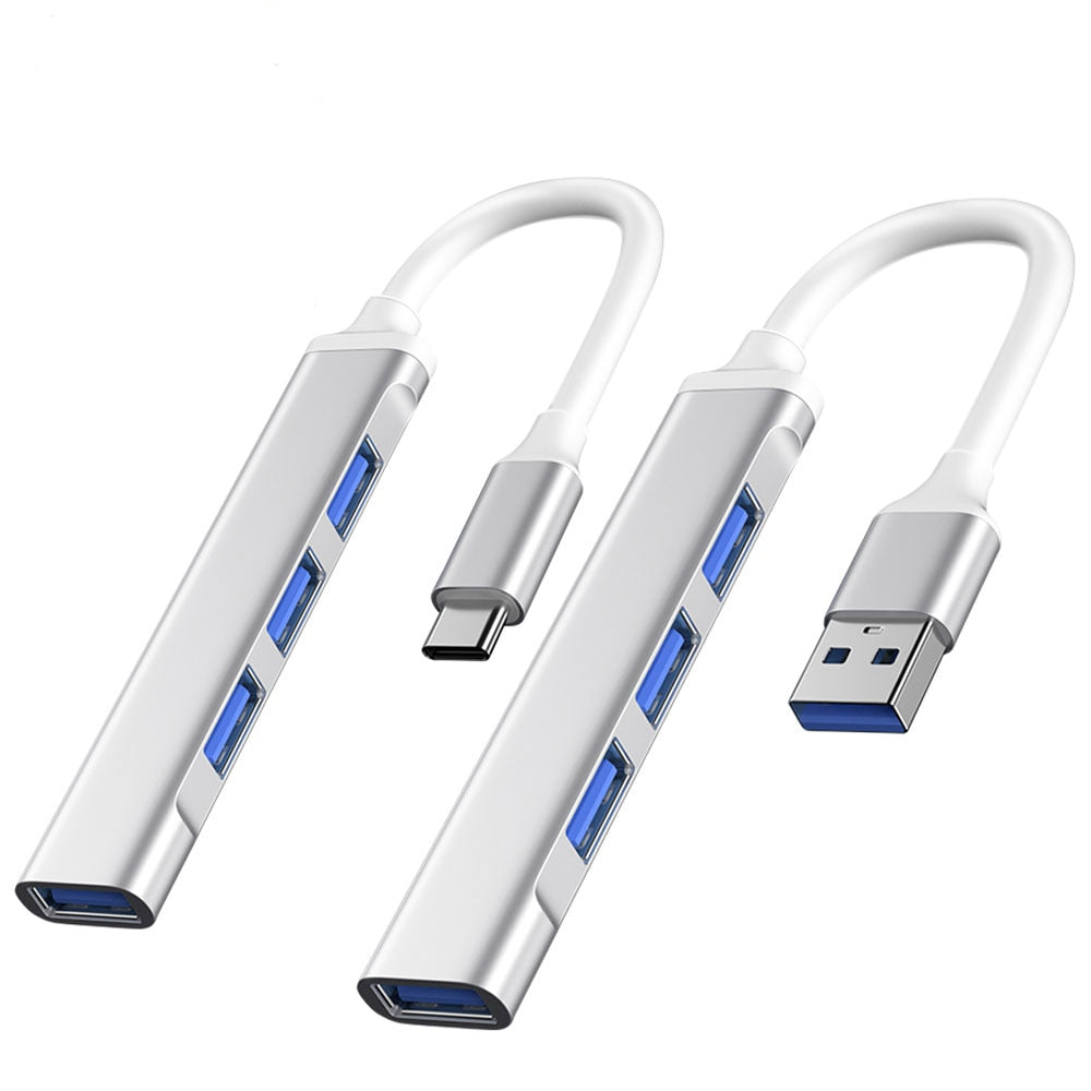 USB C HUB 3.0 Type C 3.1 4 Port Multi Splitter Adapter OTG For PC Computer Accessories