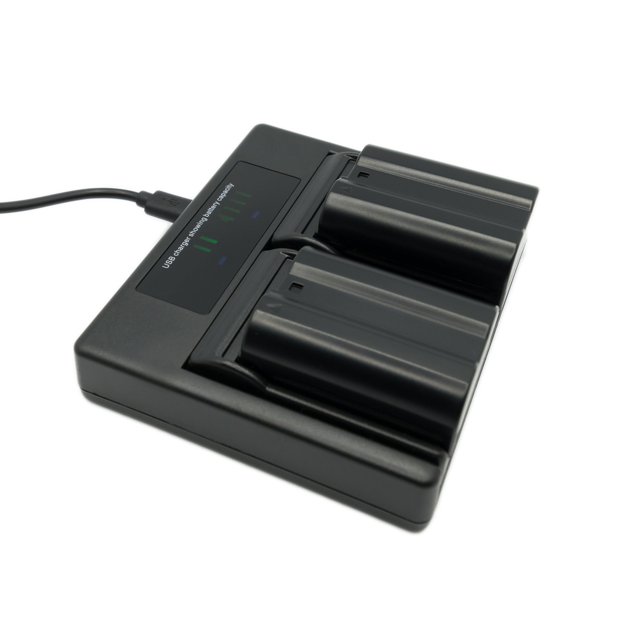 Hridz EN-EL15 2*Batteries & Dual Charger for Nikon Z8 Z6 Z7 D780 D500 D600 D750 D800 D850 Z5 Battery