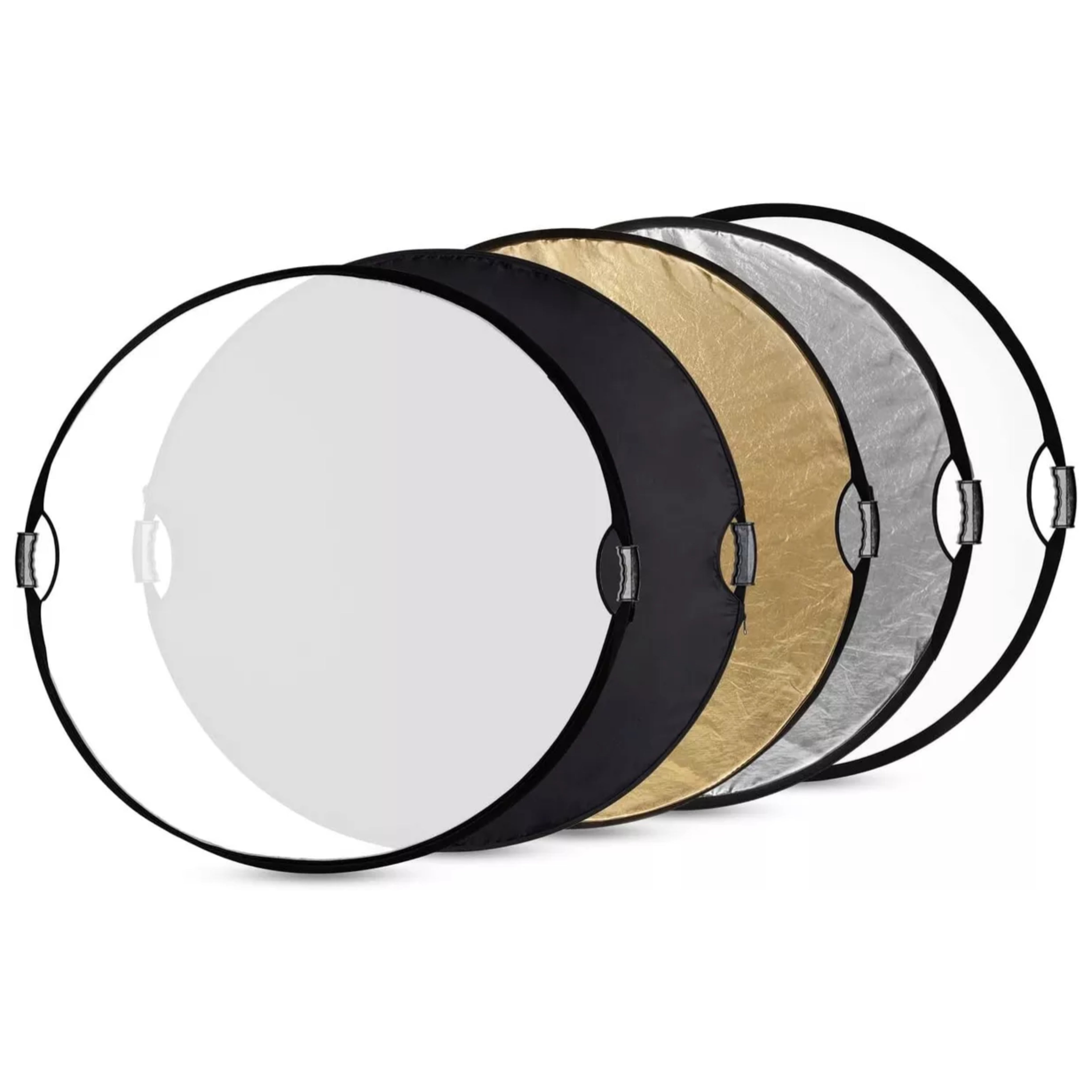 Hridz 110cm 5in1 portable light reflectors with Strong Handle Grip