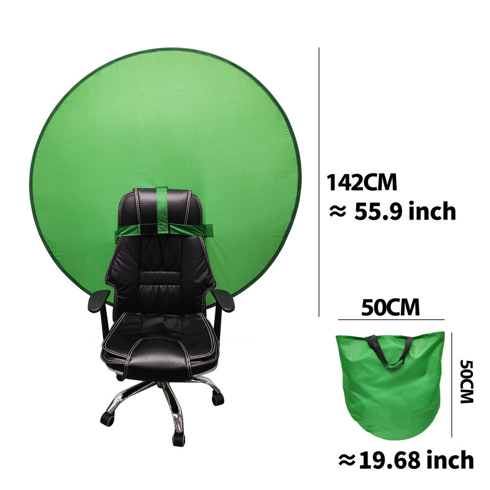 Chromakey Green Screen Backdrops - 142cm Photography Background Panel