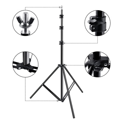 Heavy Duty Backdrop Support System 2.6m*3m for Photography Background Video Studio