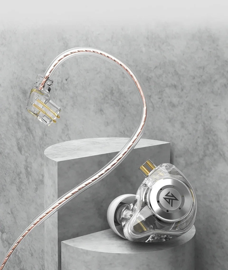 EDX PRO In ear monitors Wired Earphones No-Mic IEM HIFI Stereo Bass Music Earbuds IEM