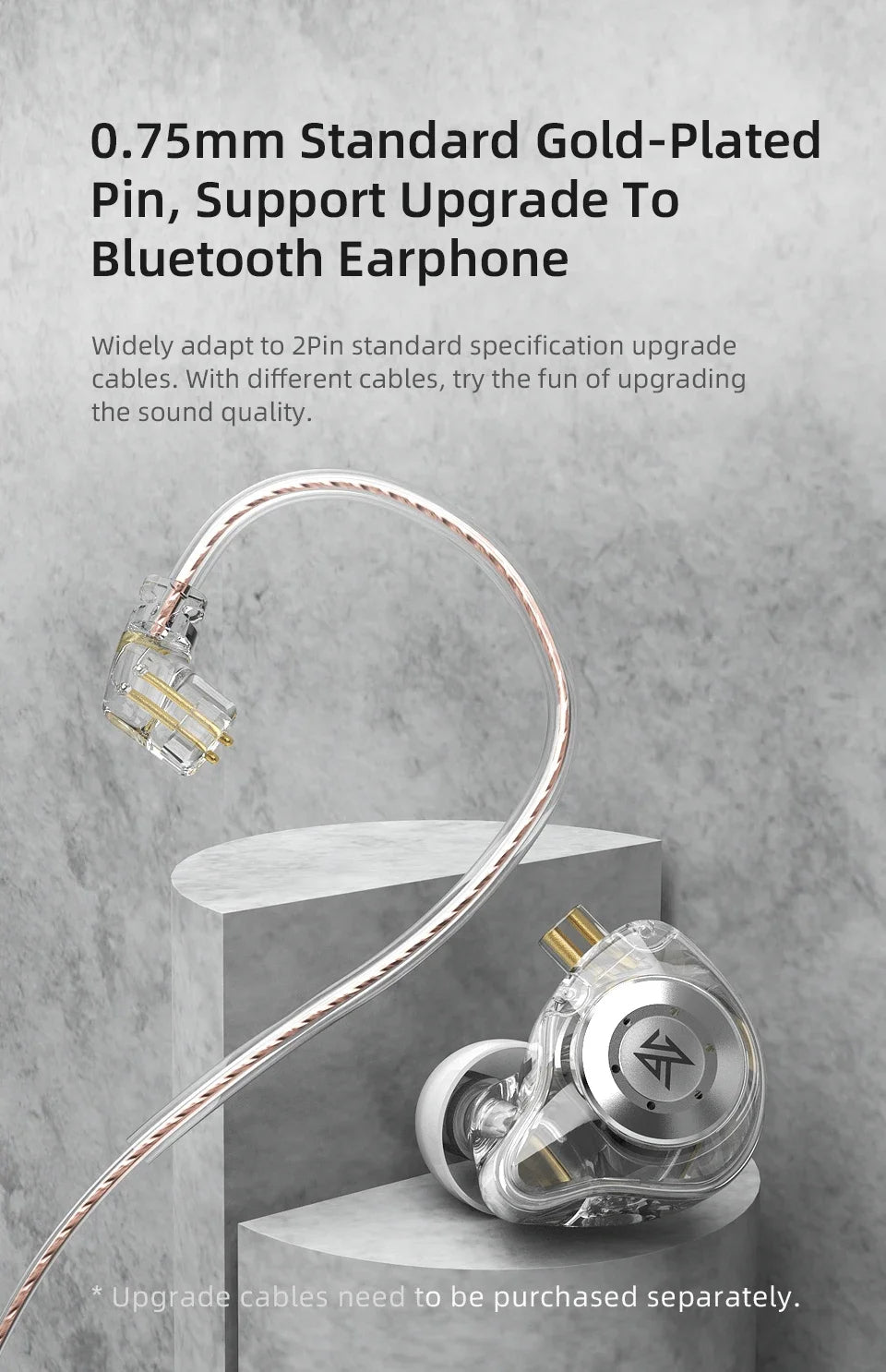 EDX PRO In ear monitors Wired Earphones No-Mic IEM HIFI Stereo Bass Music Earbuds IEM