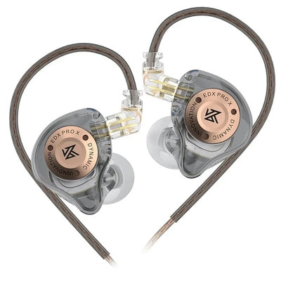 EDX PRO-X Wired IEM Earphones No-Mic HIFI Stereo Bass Music Earbuds In-Ear Sport Headphones