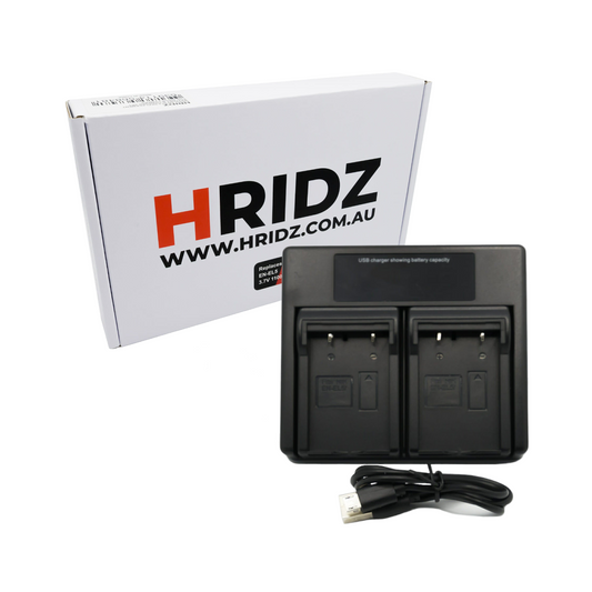 HRIDZ EN-EL5 Dual Battery Charger for Nikon Coolpix EN-EL5 Batteries