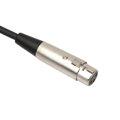 Hridz 1/4” 6.35mm Stereo Jack to 3-Pin XLR Audio Cable – Professional Mic Adapter Cord for Speaker Amplifier (30cm)