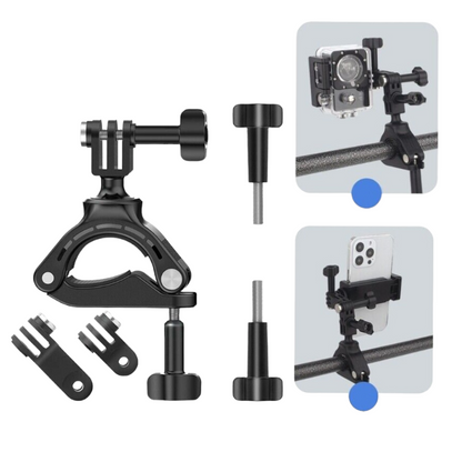 Hridz Camera Holder Mount Adapter Bike Handlebar Mount Accessory Kit for Gopro