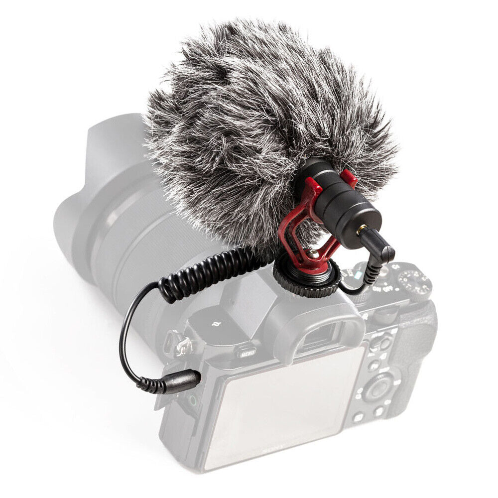 Hridz Cardioid Lavalier Shotgun Microphone For On-Camera & Smartphone