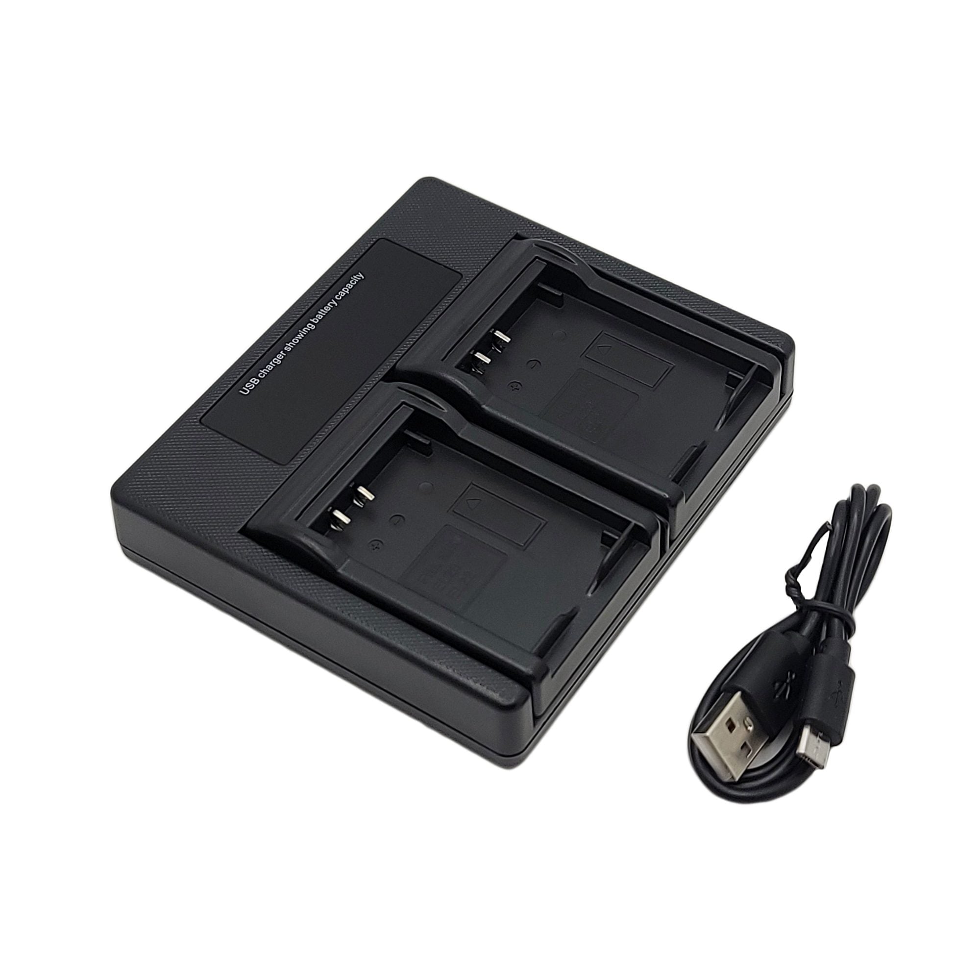 Hridz NB-2L Dual Charger For Canon NB2LH EOS 350D 400D G7 G9 ZR100 ZR200