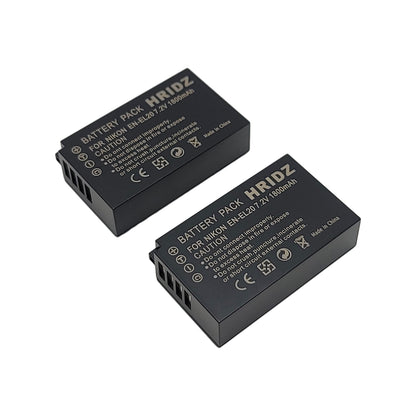 Hridz EN-EL20 Battery for Nikon EN-EL20 EL20A J1 J2 J3 S1 V3 A AW1