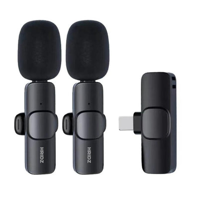 Hridz HZ9 Wireless Lapel Microphone for iOS Devices Noise Reduction Quality Audio