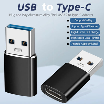Ultra Fast 10Gbps Type C female to USB 3.2 Male OTG Adapter Converter Hridz