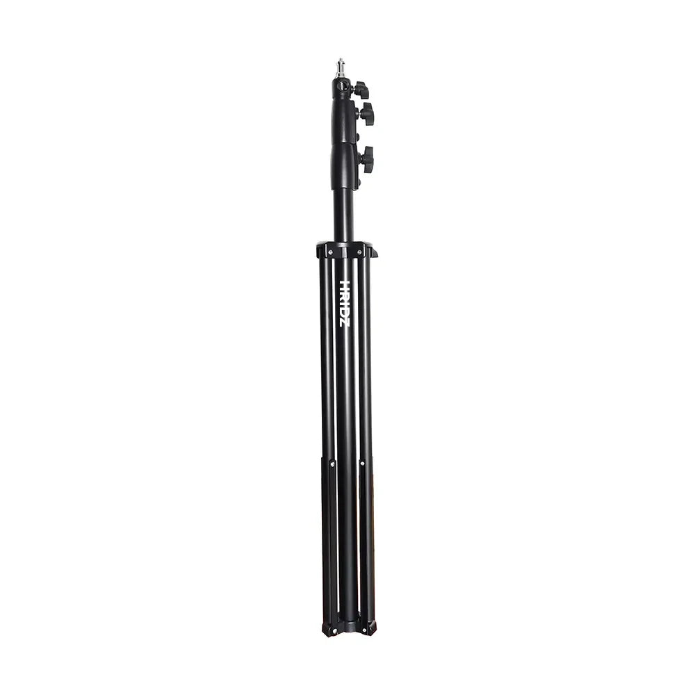 Hridz 280cm Stainless Steel Light Stand Black Colour Heavy Duty with 1/4" to 3/8" Spigot