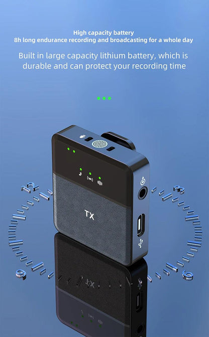 Hridz SX31 Lavalier Wireless Microphone For Camera Phone Computer Sound Card Speaker