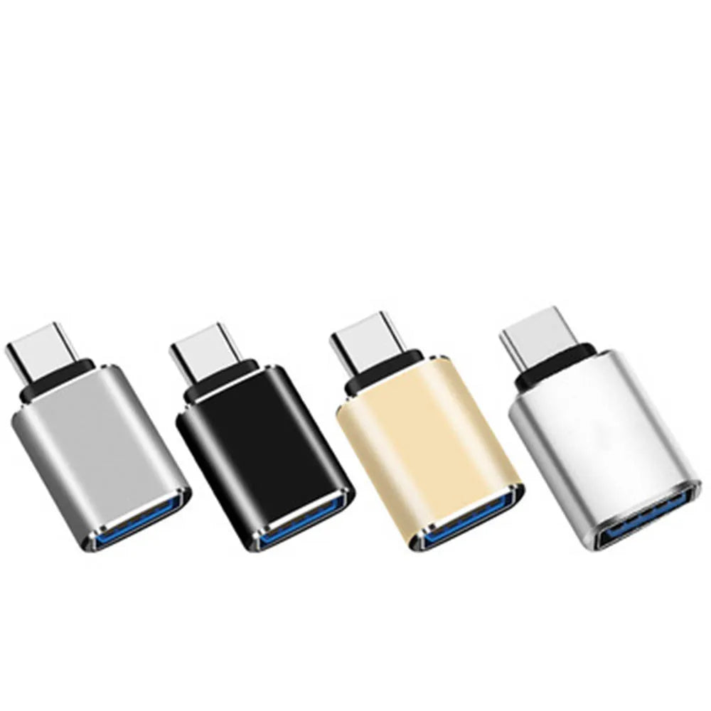 Type C to USB 3.0 OTG Adapter High-Speed Metal Converter for Phone PC Tablet