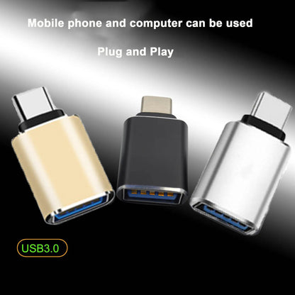Type C to USB 3.0 OTG Adapter High-Speed Metal Converter for Phone PC Tablet