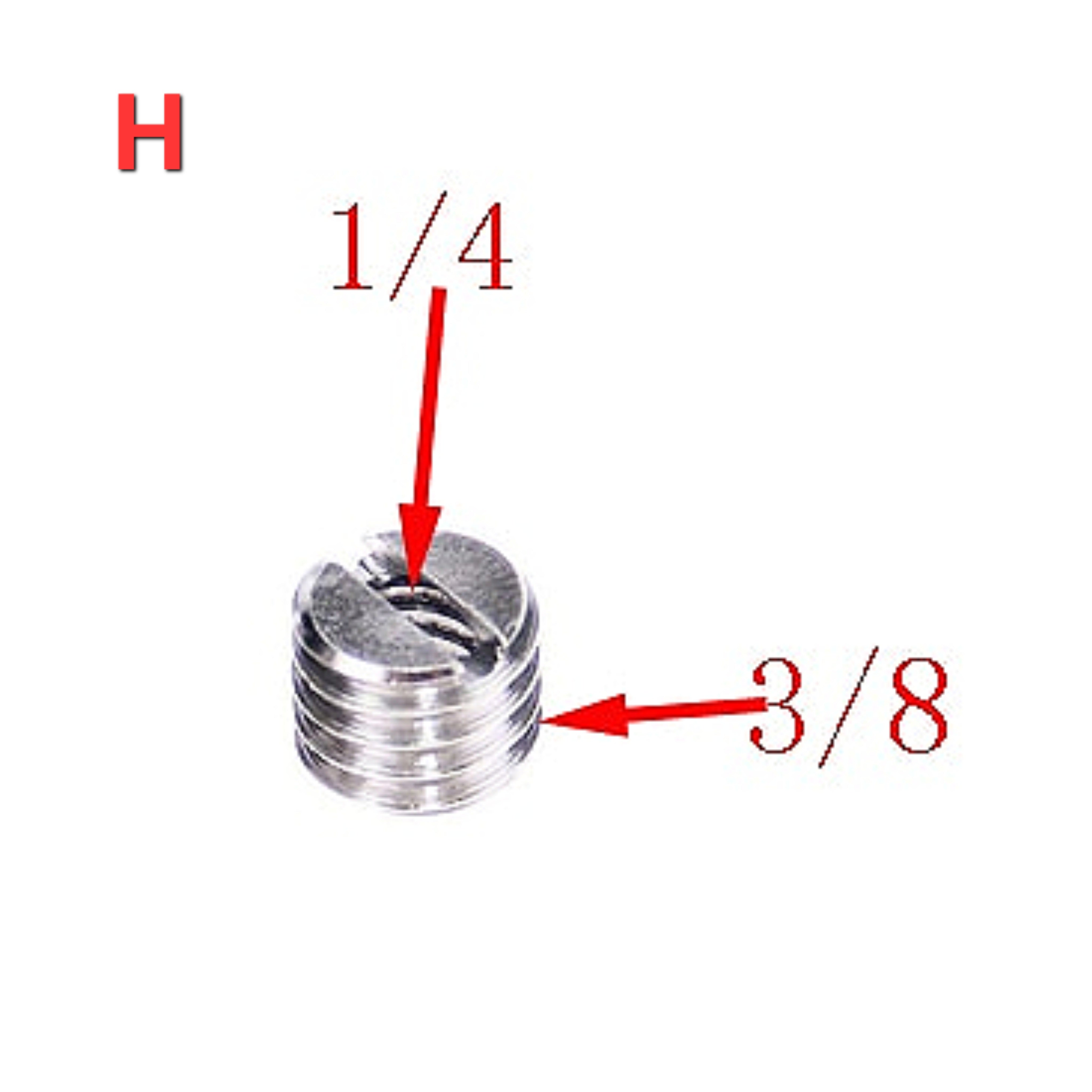 Male to Female Thread Screw Mount Adapter Converter Spigot Screw Mount Screw