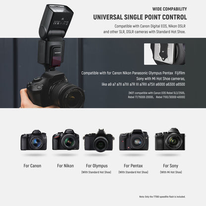 NEEWER TT560 Speedlite Flash For DSLR Cameras Fliashlight Speedlight