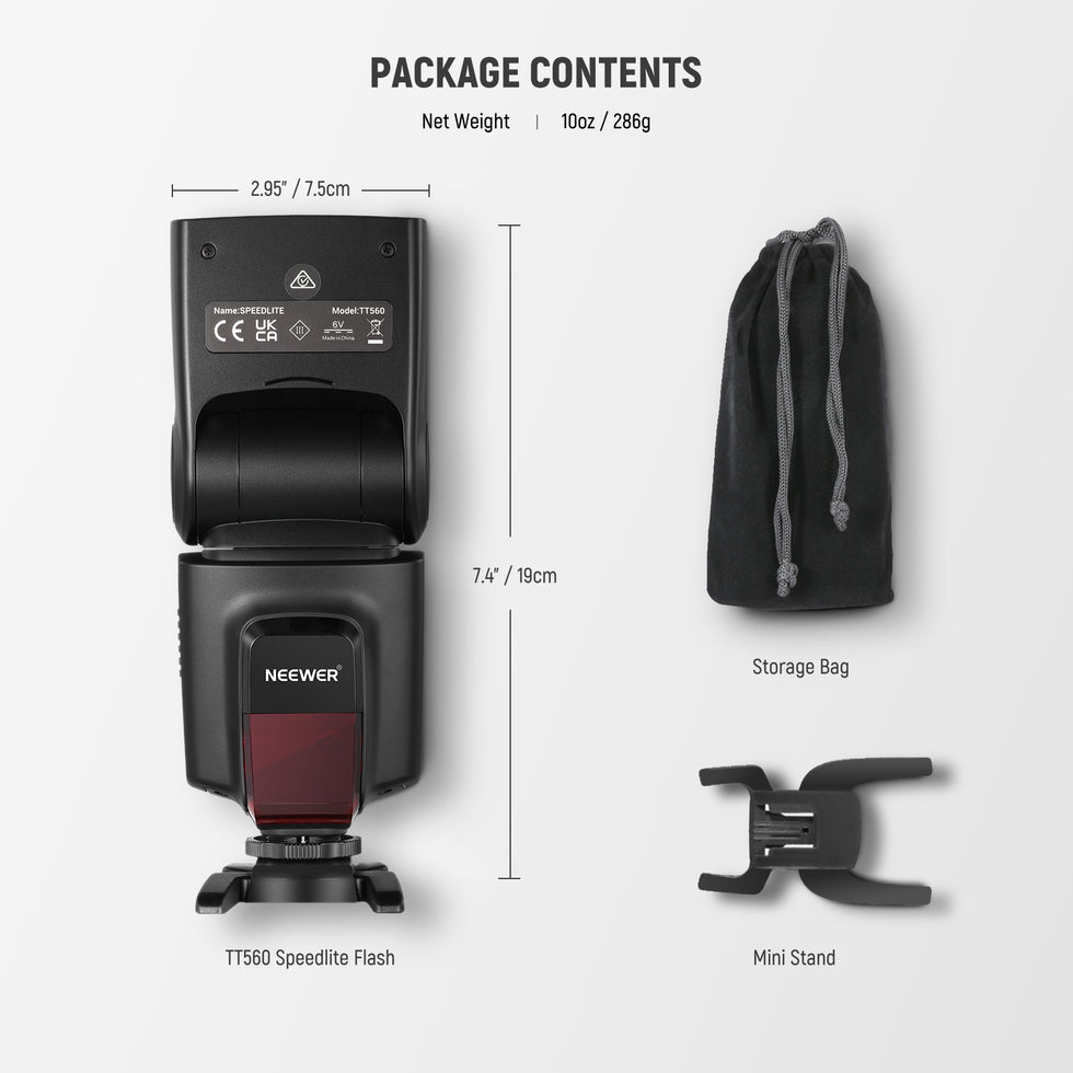 NEEWER TT560 Speedlite Flash For DSLR Cameras Fliashlight Speedlight