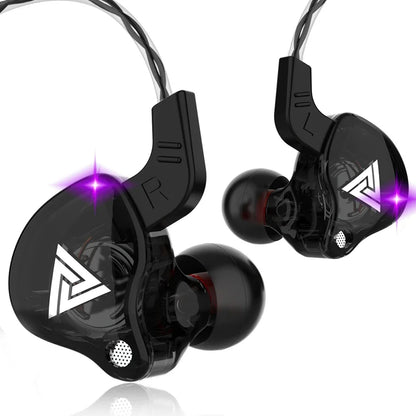QKZ AK6 In Ear Earphone 6-Dynamic Driver Unit Headphone With Mic HIFI Headset