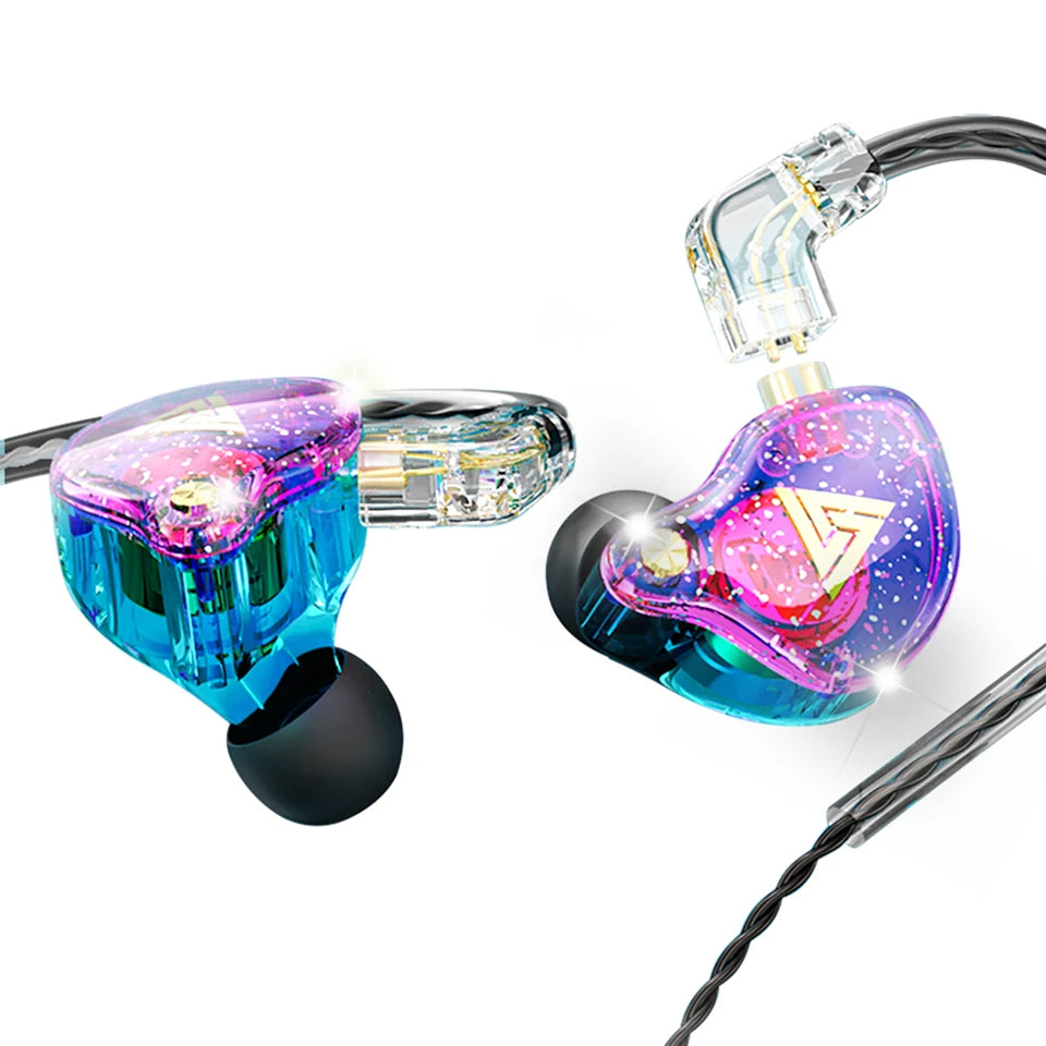 QKZ AK6 Pro Wired In-Ear Monitors IEM Earphone with Mic Noice Cancelling Headset
