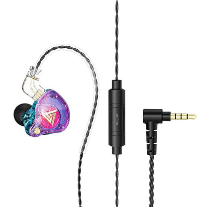 QKZ AK6 Pro Wired In-Ear Monitors Earphone with Mic Noice Cancelling Headset