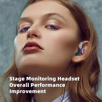 QKZ AK6 Pro Wired In-Ear Monitors Earphone with Mic Noice Cancelling Headset