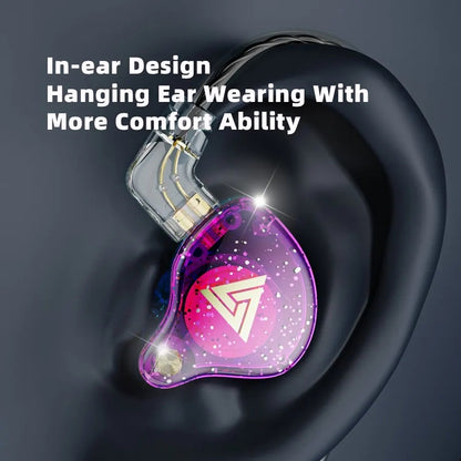 QKZ AK6 Pro Wired In-Ear Monitors Earphone with Mic Noice Cancelling Headset