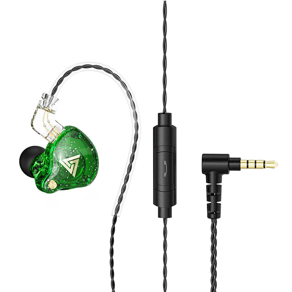 QKZ AK6 Pro Wired In-Ear Monitors Earphone with Mic Noice Cancelling Headset