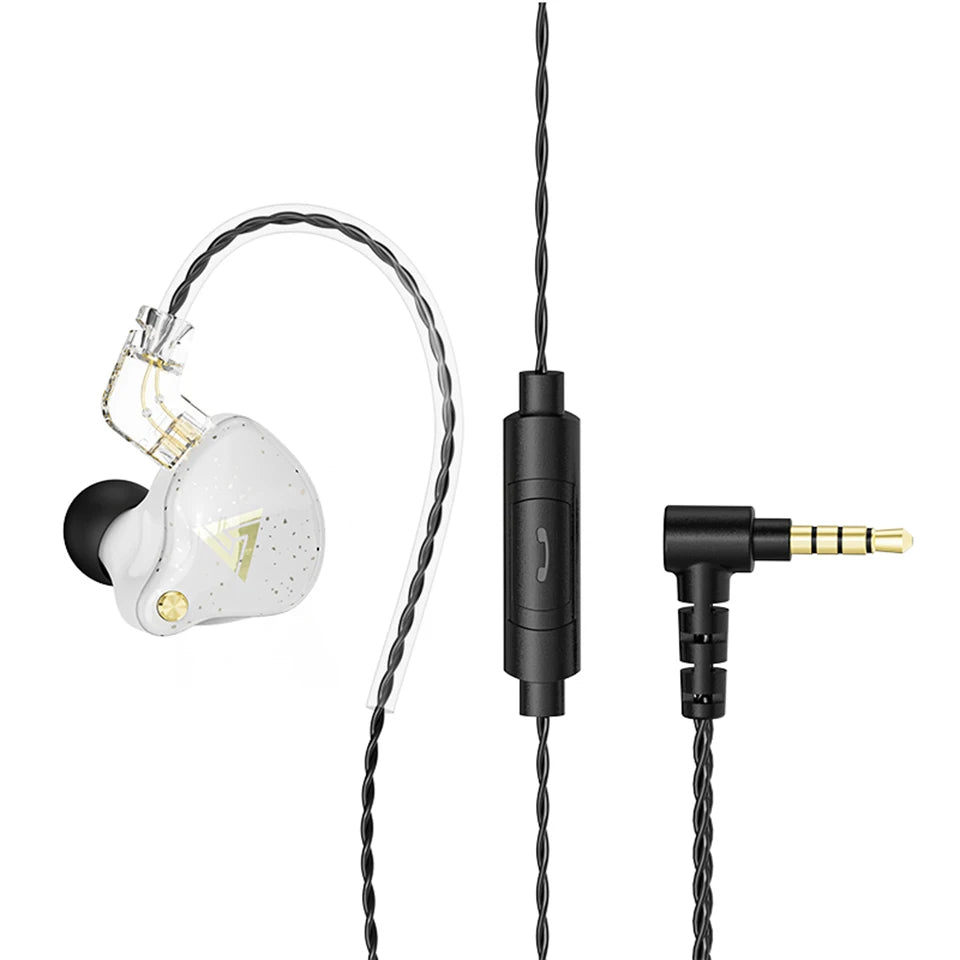 QKZ AK6 Pro Wired In-Ear Monitors Earphone with Mic Noice Cancelling Headset