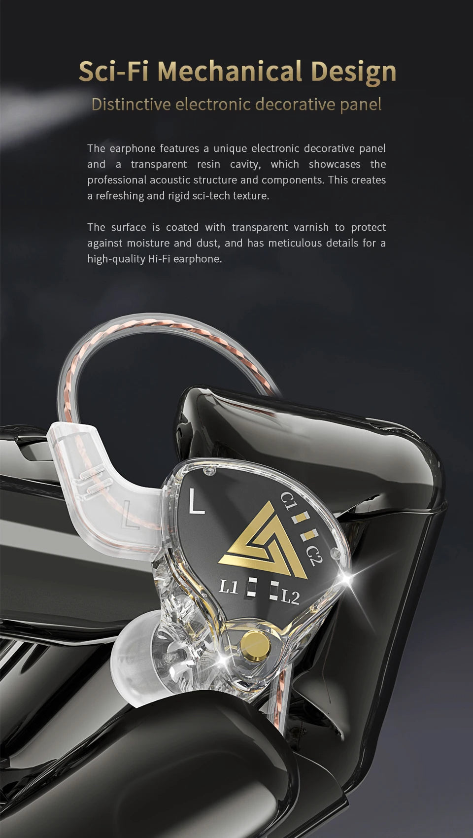 QKZ AKX HIFI Heavy Bass In-Ear Earphones With Mic IEM Level 3.5mm Headphone DMX