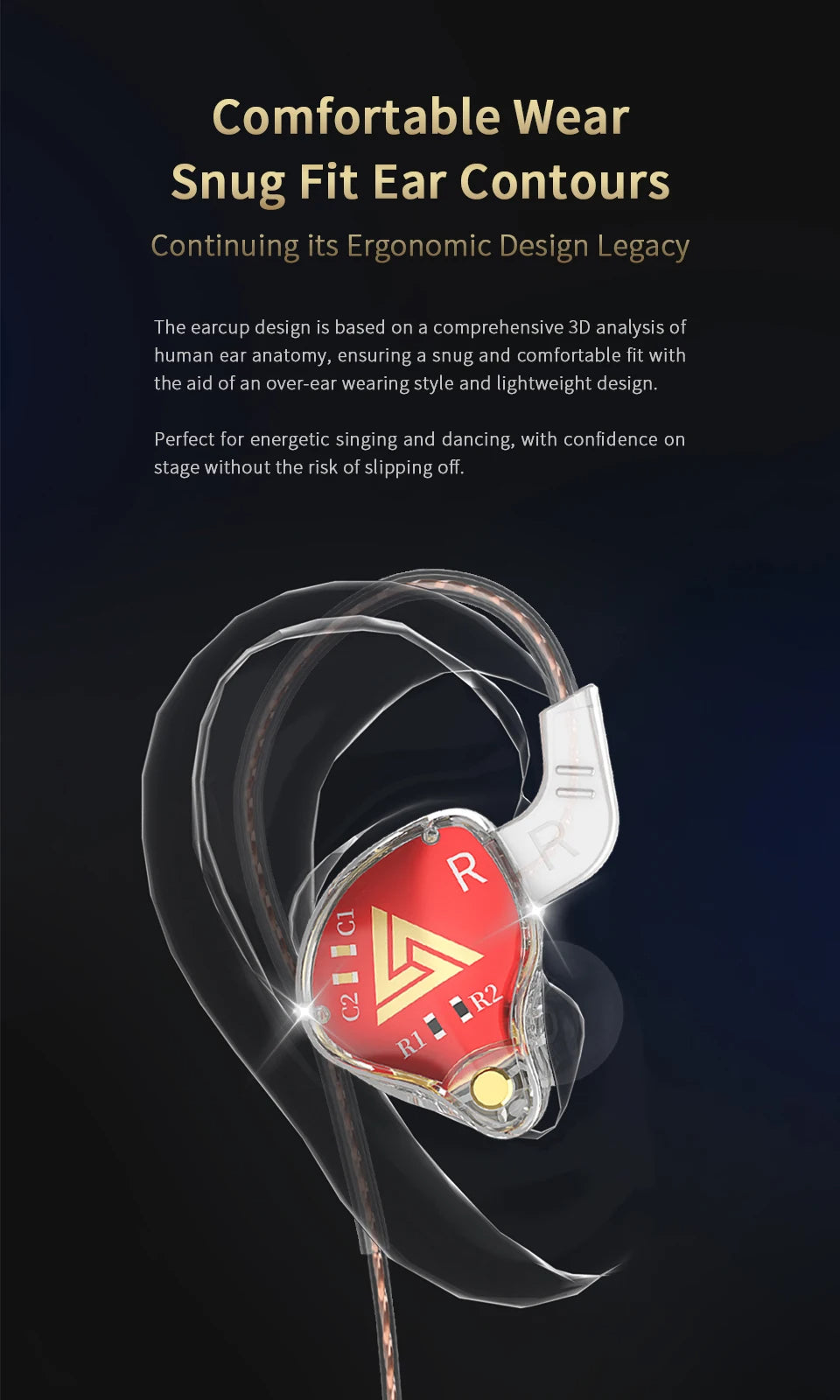 QKZ AKX HIFI Heavy Bass In-Ear Earphones With Mic IEM Level 3.5mm Headphone DMX