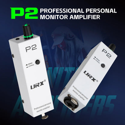 URX Powerplay P2 In-Ear Monitor Amplifier with XLR, TRS Input