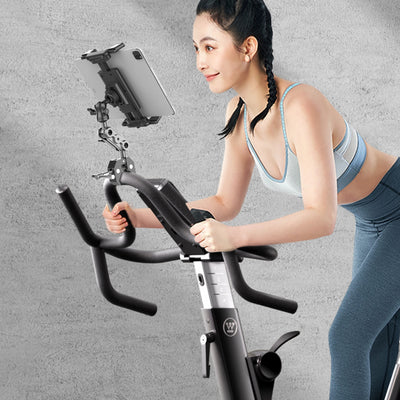 Universal Phone & Tablet Holder Mount for Treadmill, Bike, Stroller, Wheelchair & Golf Cart