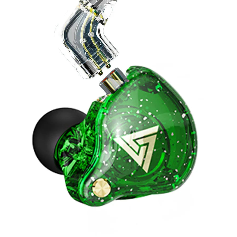 QKZ AK6 Pro Wired In-Ear Monitors Earphone with Mic Noice Cancelling Headset