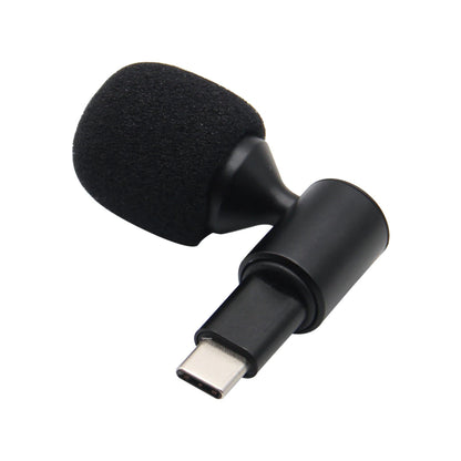 HRIDZ Portable Mini Microphone 3.5mm Stereo Type-C Flexural Bendable Wireless Mic