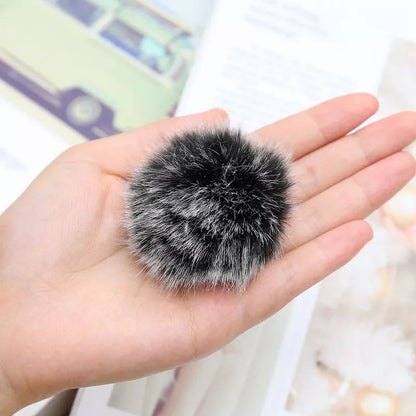 Hridz Mini Size Furry Windscreen for Microphone Universal Lapel Mic