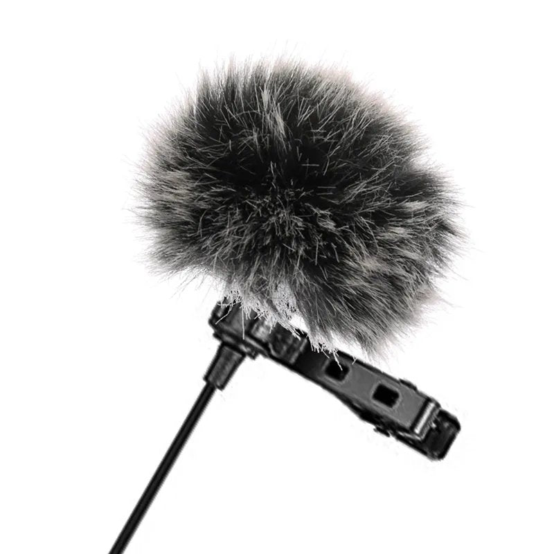 Hridz Mini Size Furry Windscreen for Microphone Universal Lapel Mic