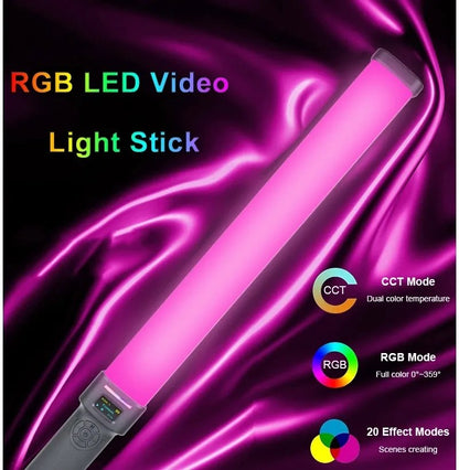 HRIDZ W270RGB Handheld RGB stick light 50CM 2500K-9000K Stick with charger