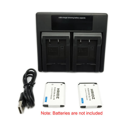 Hridz EN-EL19 Battery Charger For Nikon Coolpix S5300 S4400 S4150 S4200 S4300 S4100 S5200