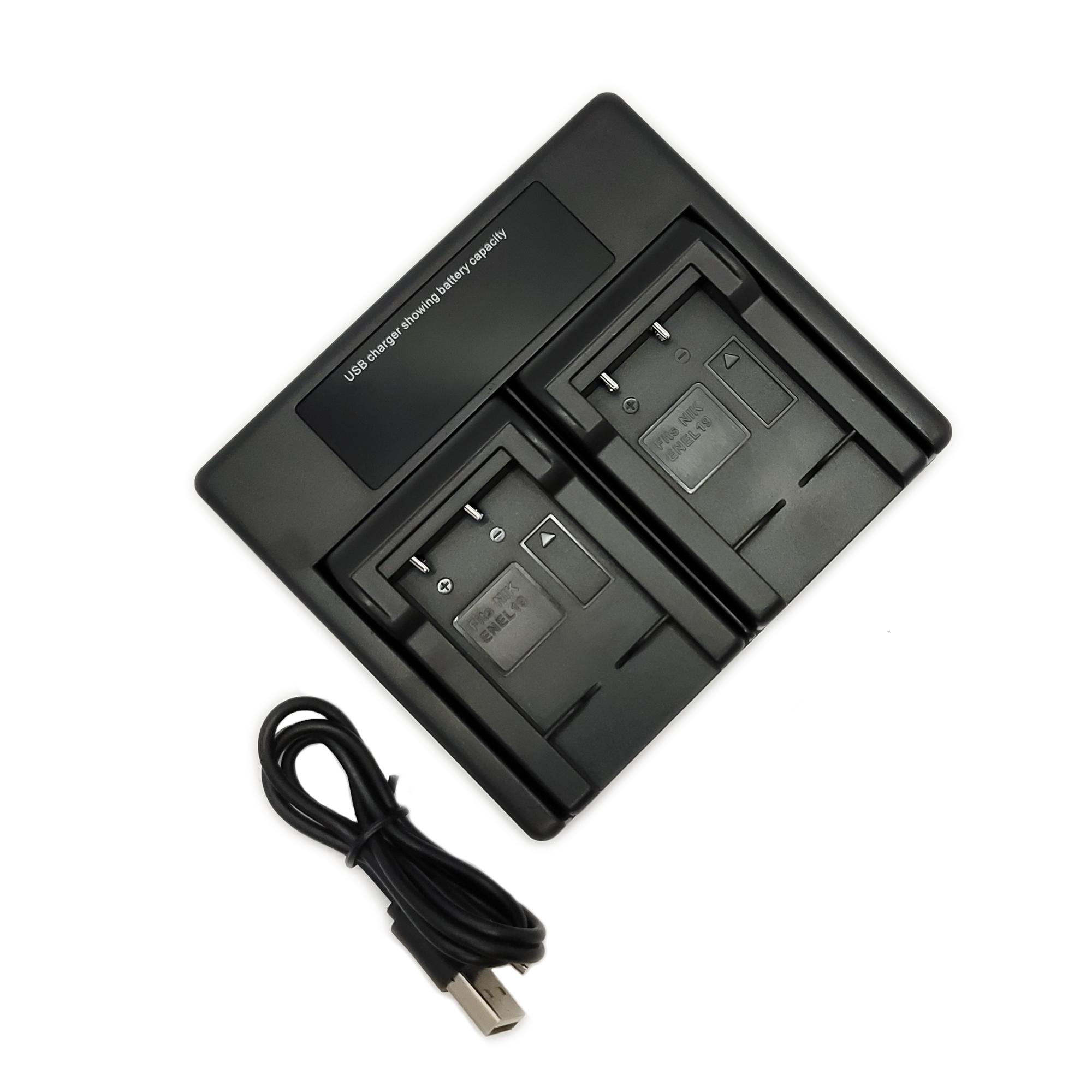 Hridz EN-EL19 Battery Charger For Nikon Coolpix S5300 S4400 S4150 S4200 S4300 S4100 S5200